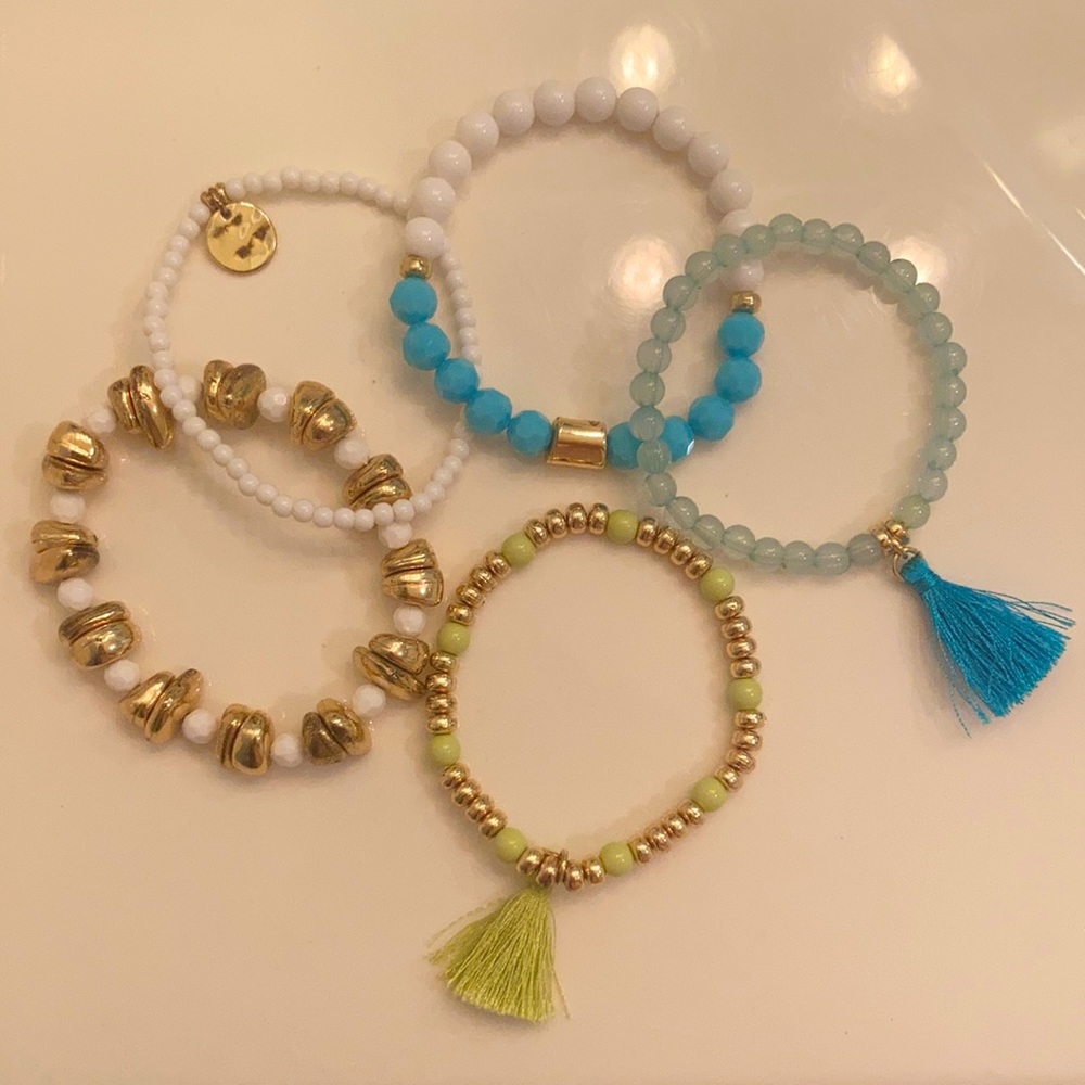 Lilly Pulitzer bracelets (set of 5)